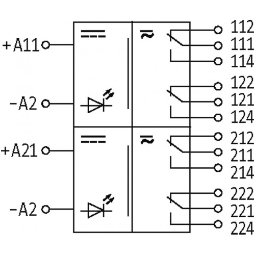 51465 RM-22/24VAC/DC KL.BZ.EN OUTPUT RELAY