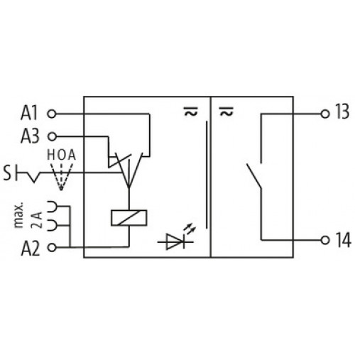 52007 MIRO 6.2 OUTPUT RELAY WITH TOGGLE SWITCH