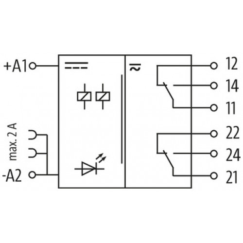 52102 MIRO 12.4 24VDC-2U OUTPUT RELAY