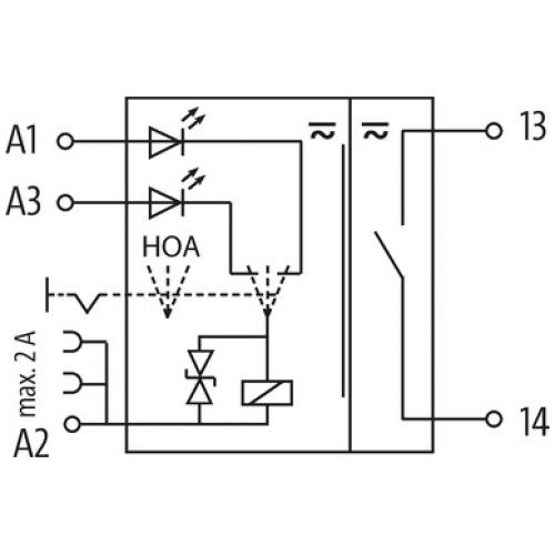 526010 MIRO 6.2 OUTPUT RELAY WITH TOGGLE SWITCH