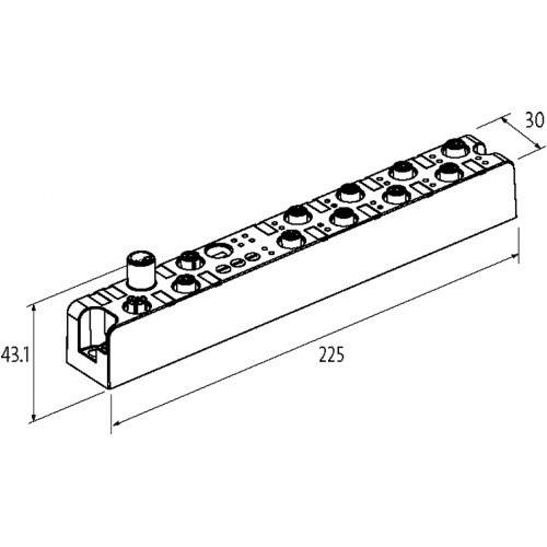54505 SOLID67 IOL8 30mm M12L 5P
