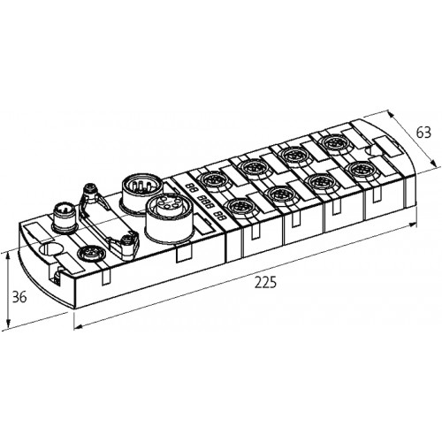 55077 IMPACT67 COMPACT MODULE, PLASTIC