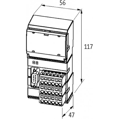 56001 CUBE20 BUS NODE PROFIBUS-DP