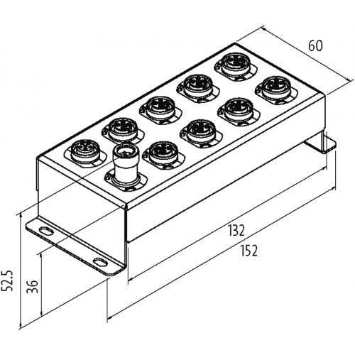 5660160 CUBE67 Hygienic Design I/O EXTENSION MODULE