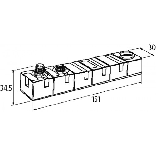 56663 CUBE67 I/O EXTENSION MODULE