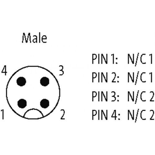 69040 Emergency-stop pushbutton with 2 positive opening contacts