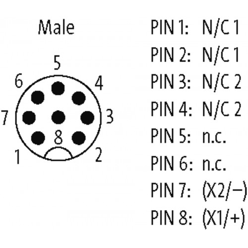 69002 Emergency stop with 2 positive opening