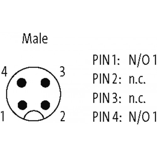 69010 Reset button with 1 push button