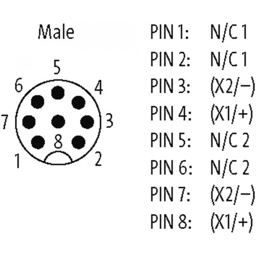69012 Reset button with 2 illuminated push buttons