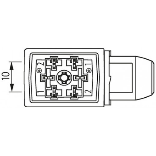 7000-10121-0000000 MOSA VALVE PLUG FORM B 10 MM FIELD-WIREABLE (IDC) 7000-10121-0000000 MOSA VALVE PLUG FORM B 10 MM FIELD-WIREABLE (IDC)