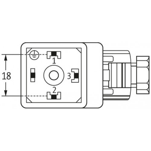 7000-29301-0000000 SVS VALVE PLUG FORM A 18MM FIELD-WIREABLE