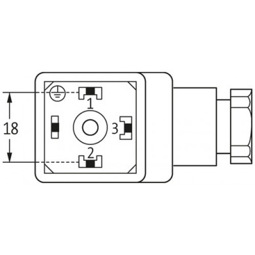 7000-29415-0000000 SVS ECO VALVE PLUG FORM A 18MM 250V 7000-29415-0000000 SVS ECO VALVE PLUG FORM A 18MM 250V
