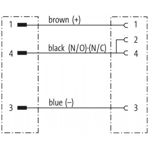 7000-40081-2330100 M12 male 0° / M12 female 0° A-cod. 7000-40081-2330100 M12 male 0° / M12 female 0° A-cod.