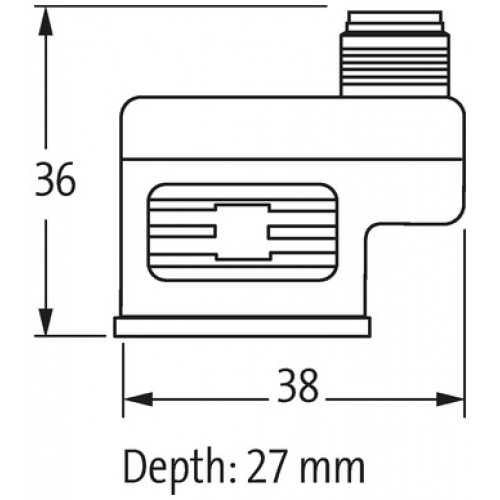 7000-41361-0000000 M12 ADAPTOR ON TOP OF MSUD VALVE PLUG FORM A 18MM