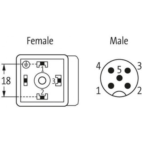 7000-41321-0000000 M12 ADAPTOR ON TOP OF MSUD VALVE PLUG FORM A 18MM 7000-41321-0000000 M12 ADAPTOR ON TOP OF MSUD VALVE PLUG FORM A 18MM
