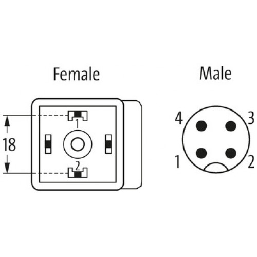 7000-41341-0000000 M12 ADAPTOR ON TOP OF MSUD VALVE PLUG FORM A 18MM 7000-41341-0000000 M12 ADAPTOR ON TOP OF MSUD VALVE PLUG FORM A 18MM