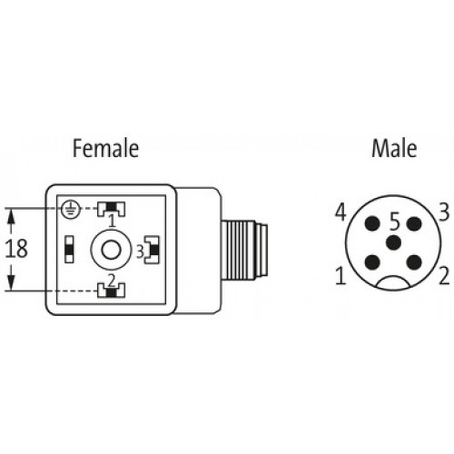 7000-41441-0000000 M12 ADAPTOR ON REAR OF MSUD VALVE PLUG FORM A 18MM 7000-41441-0000000 M12 ADAPTOR ON REAR OF MSUD VALVE PLUG FORM A 18MM