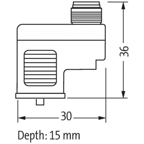 7000-42811-0000000 M12 ADAPTOR ON TOP / MSUD VALVE PLUG FORM C 8MM