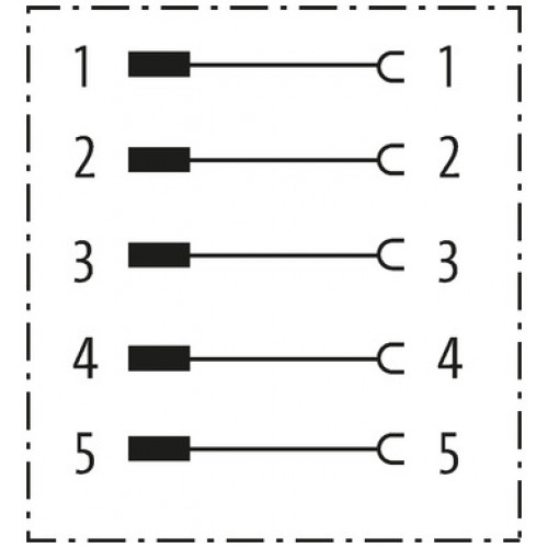7000-50111-0000000 7/8''-BULKHEAD FLANGE PLUG 5 POLE