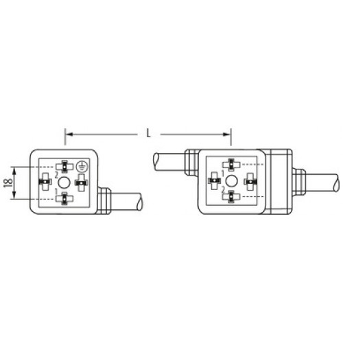 7000-58041-2170150 MSUD double valve A-18mm with cable
