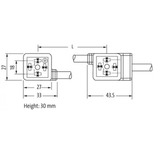 7000-58041-2170150 MSUD double valve A-18mm with cable