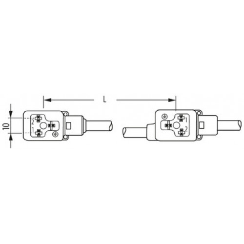 7000-58241-6370500 MSUD double valve B-10mm with cable 7000-58241-6370500 MSUD double valve B-10mm with cable