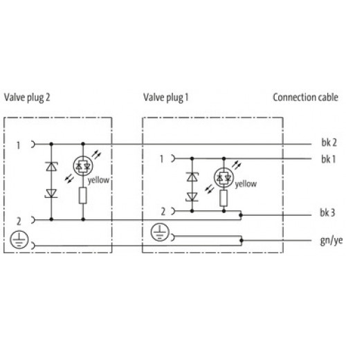 7000-58121-0270500 MSUD double valve BI-11mm with cable