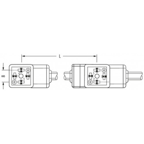 7000-58471-6270250 MSUD double valve C-8mm with cable 7000-58471-6270250 MSUD double valve C-8mm with cable