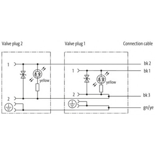 7000-58471-6270250 MSUD double valve C-8mm with cable 7000-58471-6270250 MSUD double valve C-8mm with cable