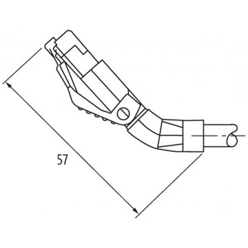 7000-74461-7940150 RJ45 male 45° up / RJ45 male 45° right shielded