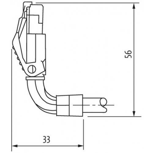 7000-89737-7910100 M8 male 0° A-cod. / RJ45 male 90° up shielded 7000-89737-7910100 M8 male 0° A-cod. / RJ45 male 90° up shielded