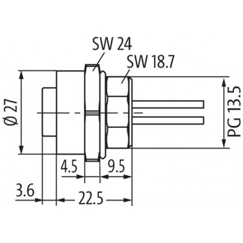 7000-78381-9780100 7/8'' FEMALE FLANGE PLUG 7000-78381-9780100 7/8'' FEMALE FLANGE PLUG