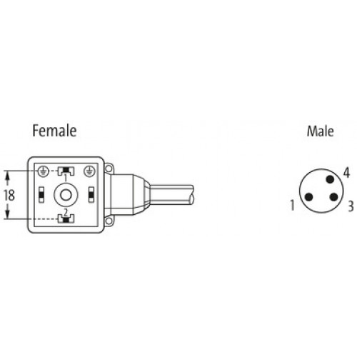 7000-88711-6230300 M8 male 0° A-cod. / MSUD valve plug A-18mm 7000-88711-6230300 M8 male 0° A-cod. / MSUD valve plug A-18mm