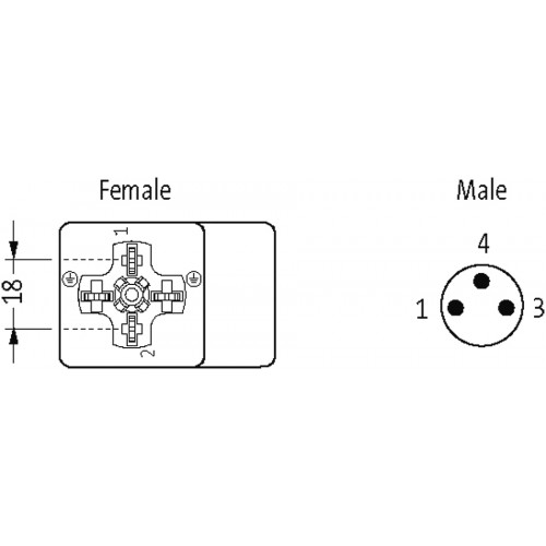 7000-88901-0000000 M8 ADAPTOR ON TOP OF MSUD VALVE PLUG FORM A 18MM