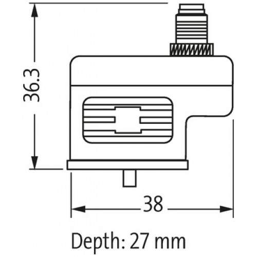 7000-88901-0000000 M8 ADAPTOR ON TOP OF MSUD VALVE PLUG FORM A 18MM