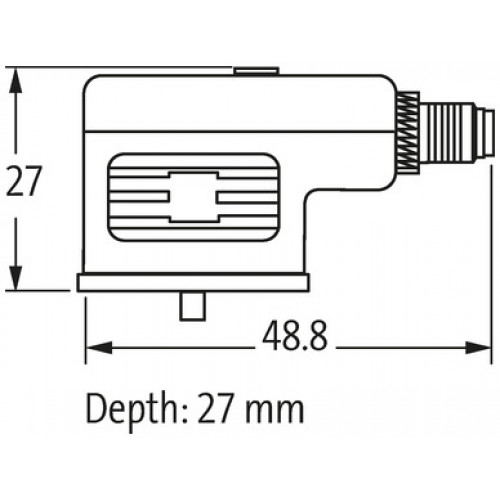 7000-88911-0000000 M8 ADAPTOR ON REAR OF MSUD VALVE PLUG FORM A 18MM