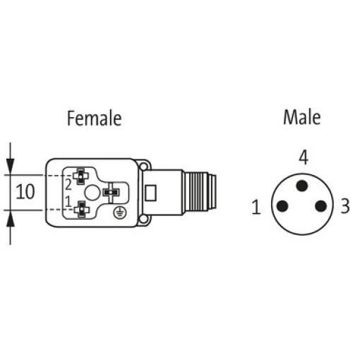 7000-88933-0000000 M8 ADAPTOR ON REAR OF MSUD VALVE PLUG FORM B 10 MM 7000-88933-0000000 M8 ADAPTOR ON REAR OF MSUD VALVE PLUG FORM B 10 MM