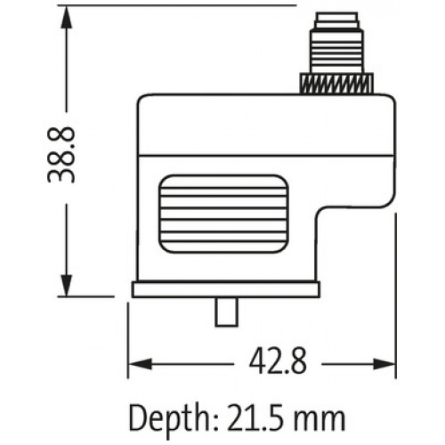 7000-88921-0000000 M8 ADAPTOR ON TOP OF MSUD VALVE PLUG FORM B 10 MM
