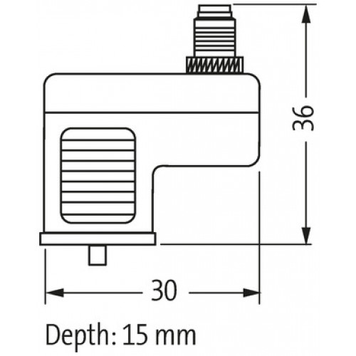 7000-88985-0000000 M8 ADAPTOR ON TOP / MSUD VALVE PLUG FORM CI 9.4 MM