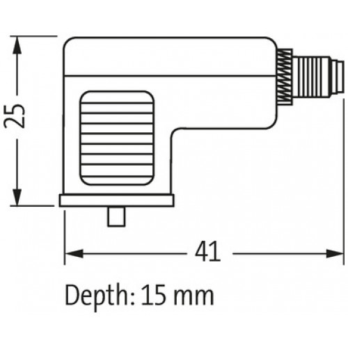 7000-88995-0000000 M8 ADAPTOR ON REAR / MSUD VALVE PLUG 9.4 MM