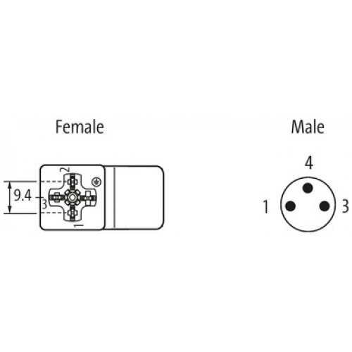 7000-88985-0000000 M8 ADAPTOR ON TOP / MSUD VALVE PLUG FORM CI 9.4 MM