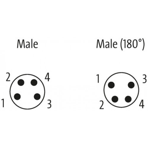 7000-89712-7910150 M8 male 0° / M8 male 90° A-cod. 180° shielded 7000-89712-7910150 M8 male 0° / M8 male 90° A-cod. 180° shielded