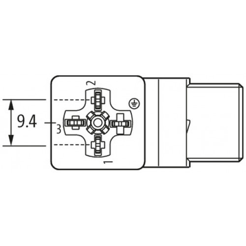 7000-94101-0000000 MOSA VALVE PLUG FORM CI 9.4 MM FIELD- WIREABLE IDC