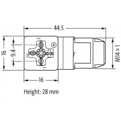 7000-94101-0000000 MOSA VALVE PLUG FORM CI 9.4 MM FIELD- WIREABLE IDC