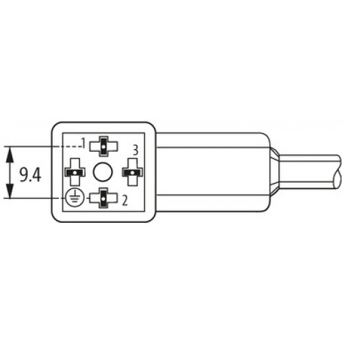 7000-94141-6170300 MSUD valve plug CI-9.4mm with cable 7000-94141-6170300 MSUD valve plug CI-9.4mm with cable