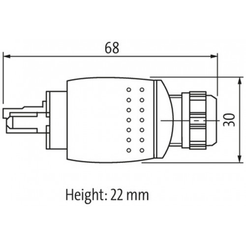 7000-99631-7963000 RJ45 Push Pull male 0° with cable shielded AIDA 7000-99631-7963000 RJ45 Push Pull male 0° with cable shielded AIDA