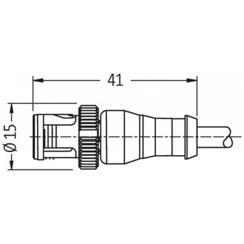 7050-40101-6231000 MQ12 male 0° / MQ12 female 90° A-cod.