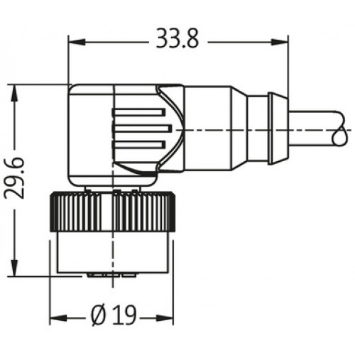 7050-40101-6231000 MQ12 male 0° / MQ12 female 90° A-cod.