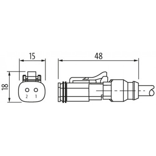 7072-77001-7540500 Valve plug MDC06-2s / MDC04-2p