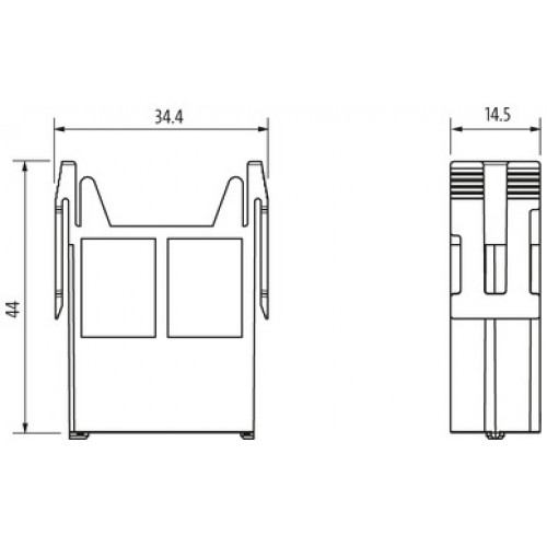 70MH-MAB1C-0170201 Male module, 17-pole, crimp t.
